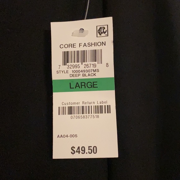 NWT Maison Jules Black Button Mini Skirt - Picture 3 of 5